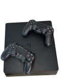 Playstation 4 PS4 Slim HD 1TB com 2 Controles + Jogo (Usado)